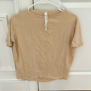 Light Tan Lululemon Shirt